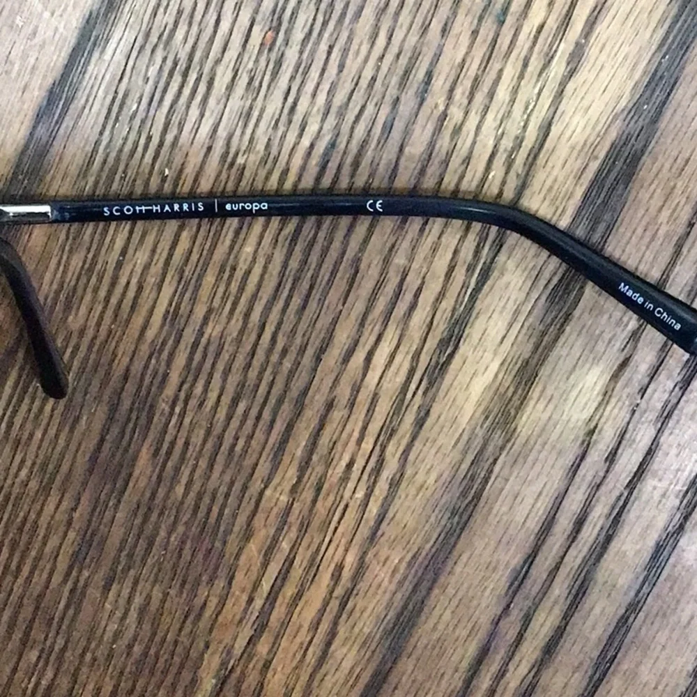 Scott Harris Europa SH-602 Denim/Zebra Full Rom Oval Eyeglasses Frames